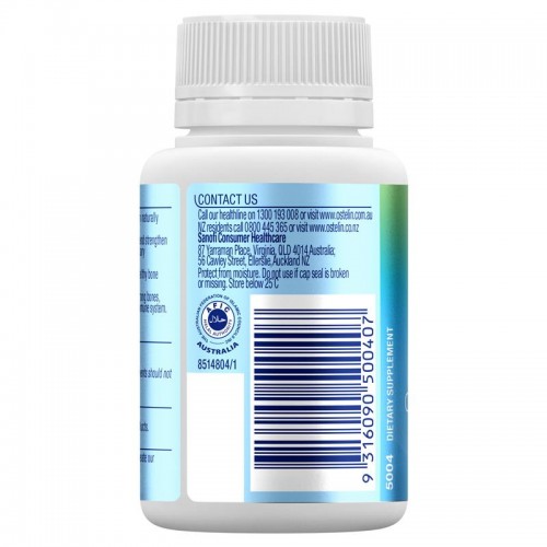 오스텔린 Ostelin Calcium & Vitamin D3 - Calcium & Vitamin D - 60 Tablets
