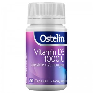 오스텔린 Ostelin Vitamin D3 1000IU - Vitamin D - 60 Capsules