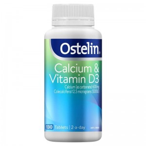 오스텔린 Ostelin Calcium & Vitamin D3 - Calcium & Vitamin D - 130 Tablets