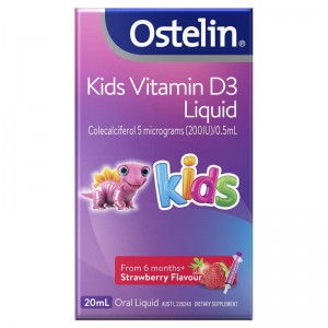 오스텔린 Ostelin Kids Vitamin D3 Liquid - Vitamin D for Children - 20mL