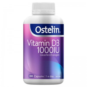 오스텔린 Ostelin Vitamin D3 1000IU - Vitamin D - 300 Capsules Exclusive Size