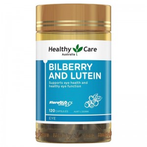 Healthy Care Bilberry & Lutein 120 Capsules