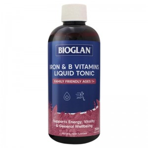 바이오글랜 철분 비타민B 리퀴드 토닉 250ML 철분제/Bioglan Iron & B Vitamins Liquid Tonic 250ml