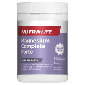 NUTRA-LIFE 뉴트라라이프 마그네슘 컴플리트 포르테 300캡슐 익스클루시브 사이즈