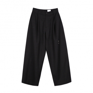 CHECK WOOL TROUSER