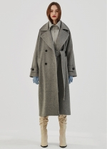 DOUBLE BUTTON WOOL COAT