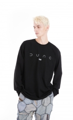 UL:KIN X DUNE_DUNE Logo Print T-shirts_Black