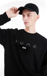 UL:KIN X DUNE_DUNE Logo Print T-shirts_Black