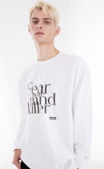 UL:KIN X DUNE_FEAR IS THE MIND KILLER Print T-shirts_White