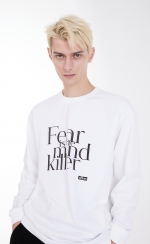 UL:KIN X DUNE_FEAR IS THE MIND KILLER Print T-shirts_White