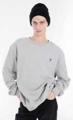 UL:KIN X DUNE_ATREIDES Logo Embroidery Sweatshirts_Grey