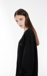 UL:KIN X DUNE_ATREIDES Logo Embroidery Sweatshirts_Black