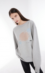 UL:KIN X DUNE_DUNE Symbol Print Sweatshirts_Grey