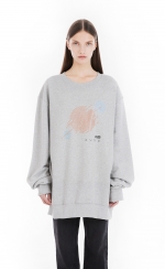 UL:KIN X DUNE_DUNE Symbol Print Sweatshirts_Grey