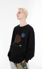 UL:KIN X DUNE_DUNE Symbol Print Sweatshirts_Black