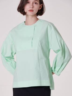layer blouse_ apple green