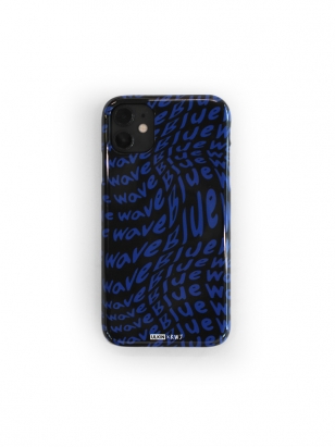 UL:KIN X KWJ Blue Wave Phone Case_Black/Blue