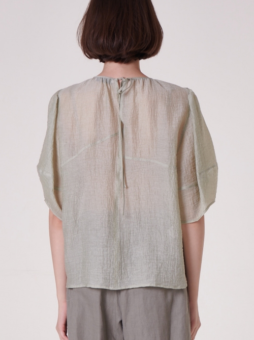 layer chiffon blouse-KK-