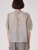 layer chiffon blouse-KK-