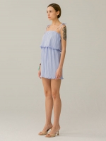 Pleated Playsuit_Lilac