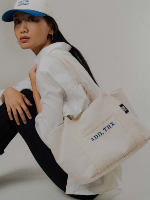 lettering canvas bag_s_ivory