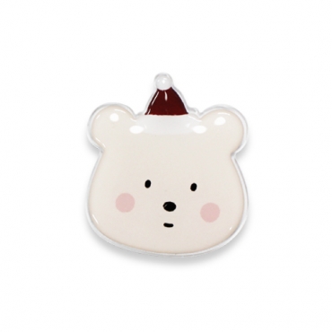 크리스마스 곰 모양톡 (2color)