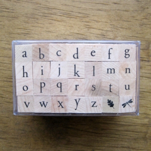 Printer's Type Lowercase Alphabet (소문자)