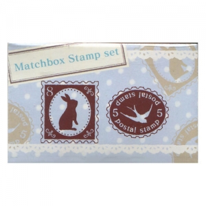 매치박스 스탬프 세트 - 우표 (토끼와 제비)