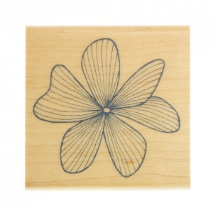 체리쉬 스탬프 J - 직선무늬 꽃