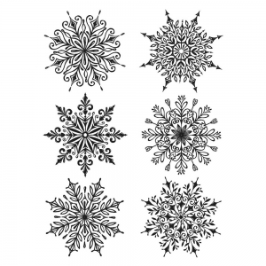 [리포지션] Swirly Snowflakes