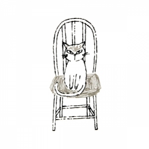 신지카토 고양이 시리즈 - 의자 고양이 (001)