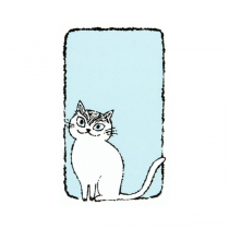 신지카토 고양이 시리즈 – 앉아 있는 고양이 (005)