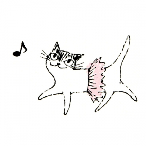 신지카토 고양이 시리즈 &#8211; 발레 고양이 (009)
