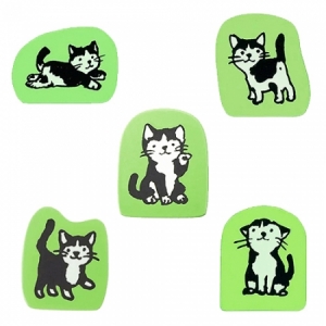 고양이 스탬프 5종